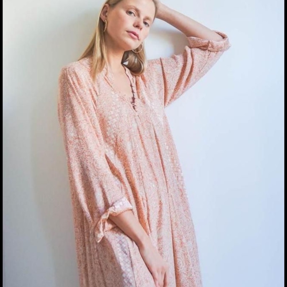 Natalie Martin Fiore Maxi Dress in Dune